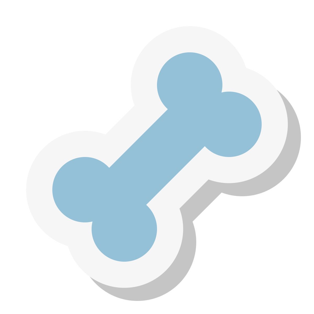 mini stickers style os pour chien icon