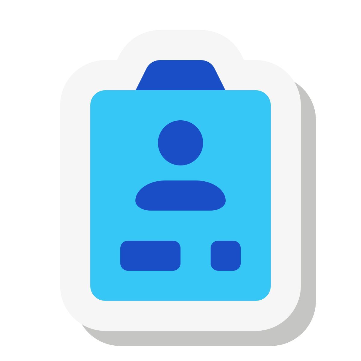 mini stickers style scheda dipendente icon