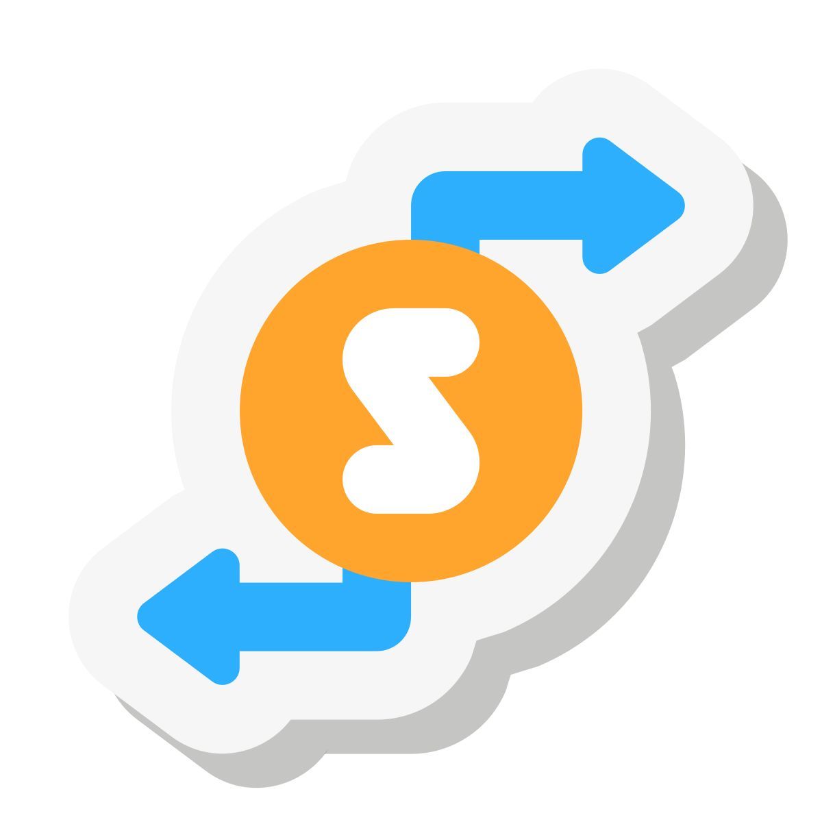 mini stickers style 现金流 icon