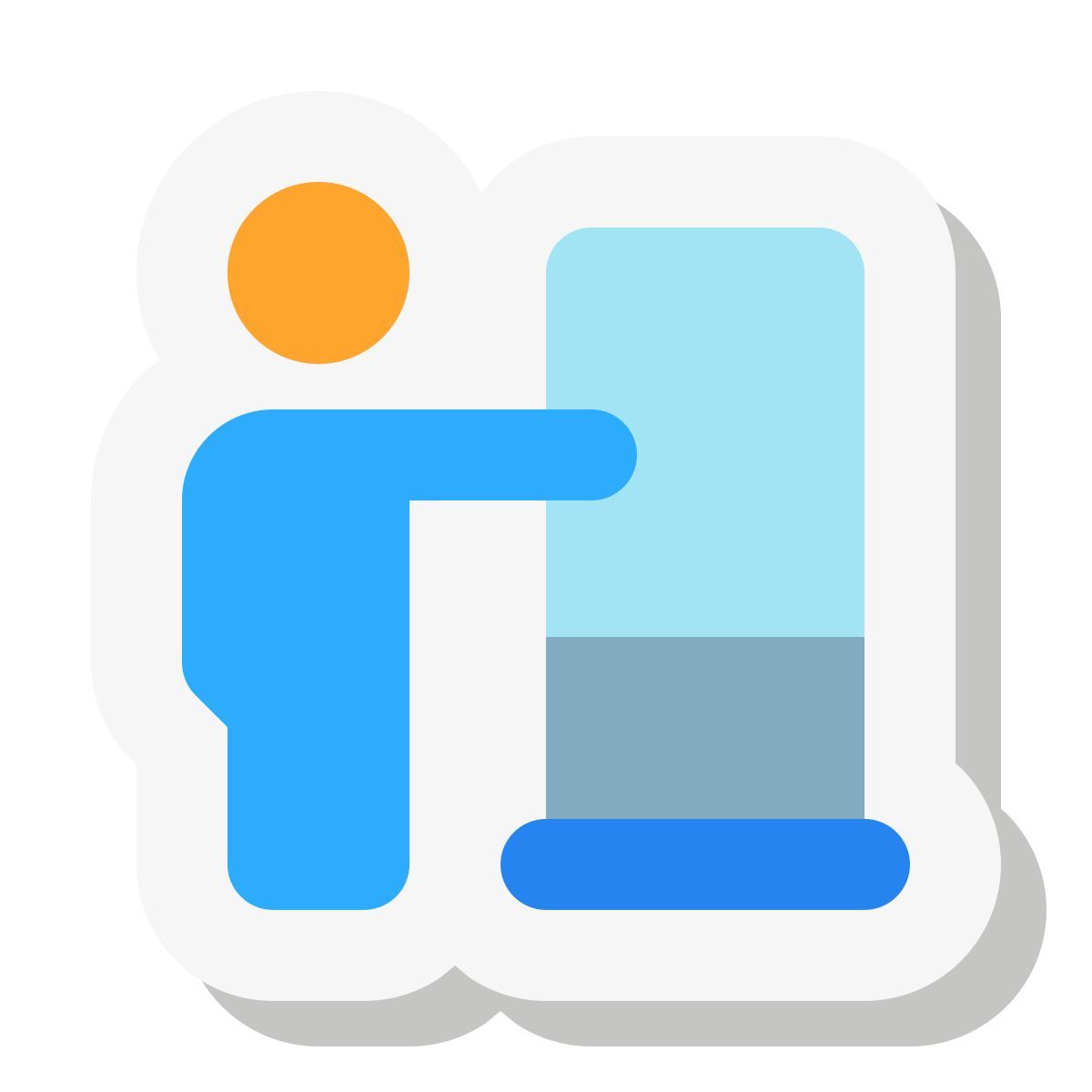 mini stickers style 参展商 icon