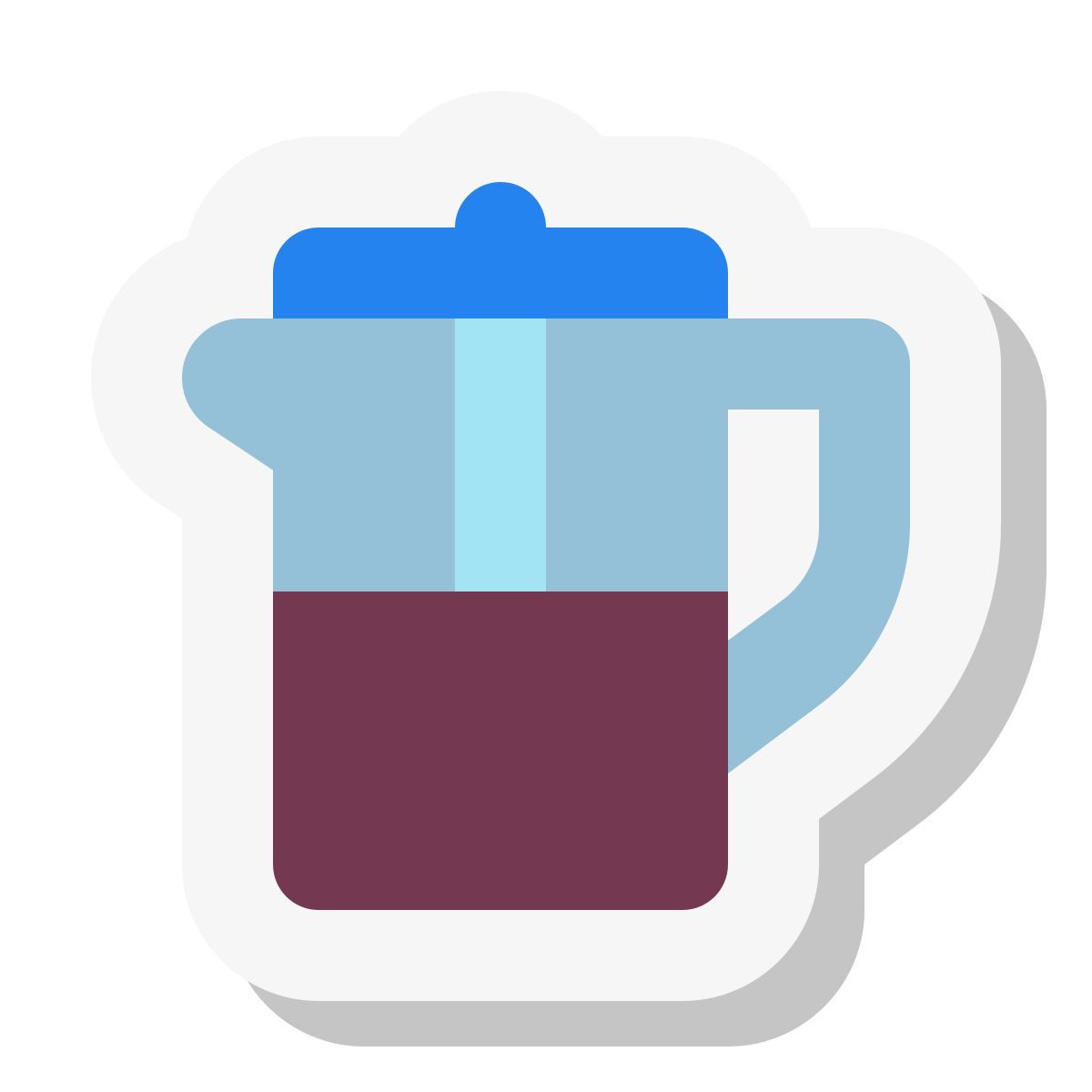 mini stickers style 法国媒体 icon