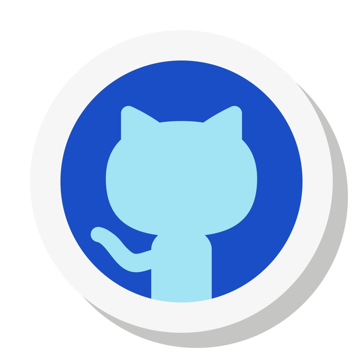 mini stickers style github icon