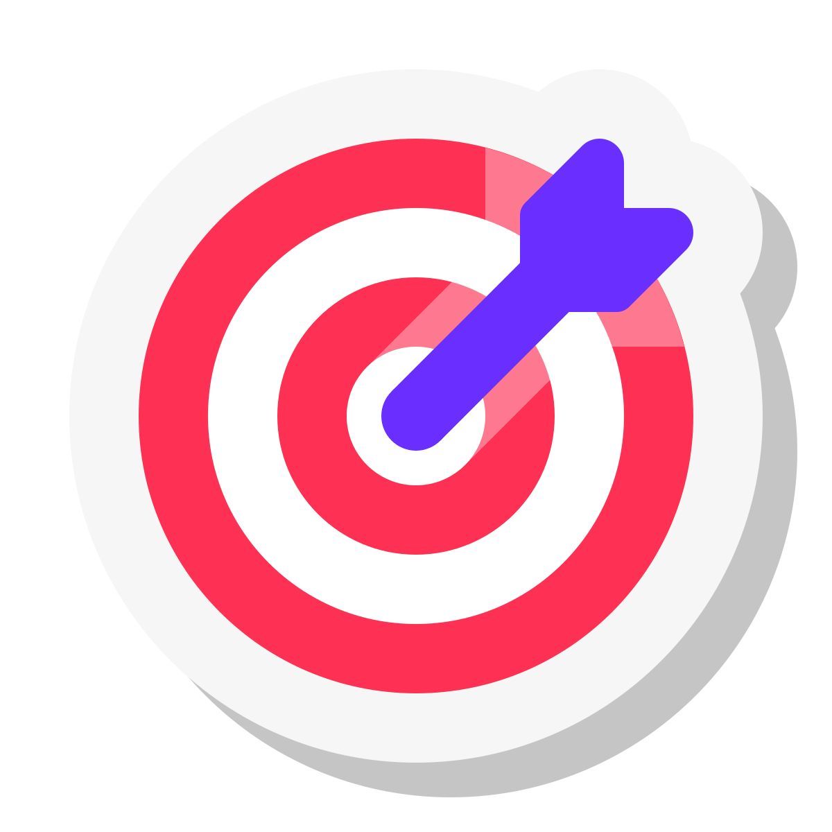 mini stickers style objetivo icon