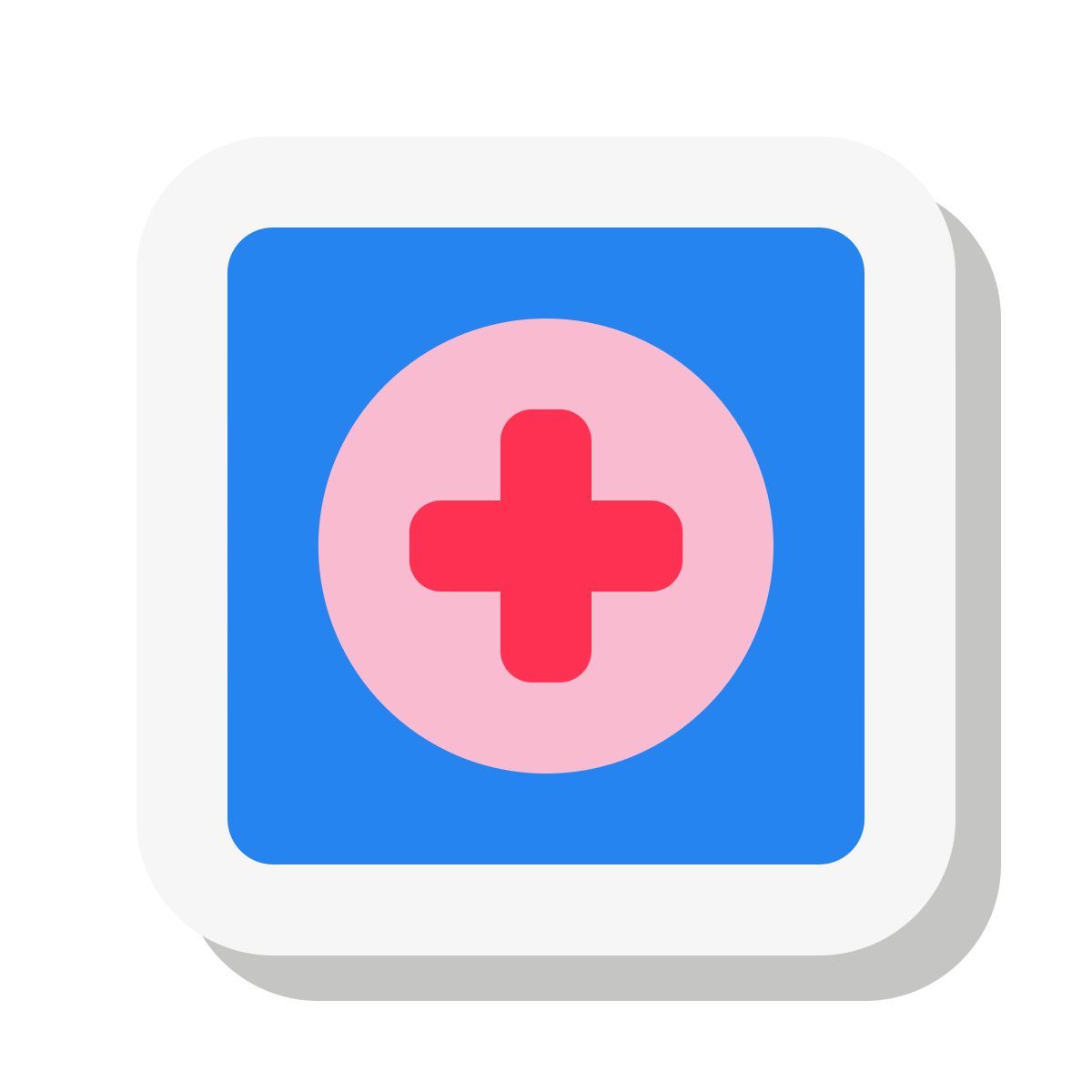 mini stickers style health book icon
