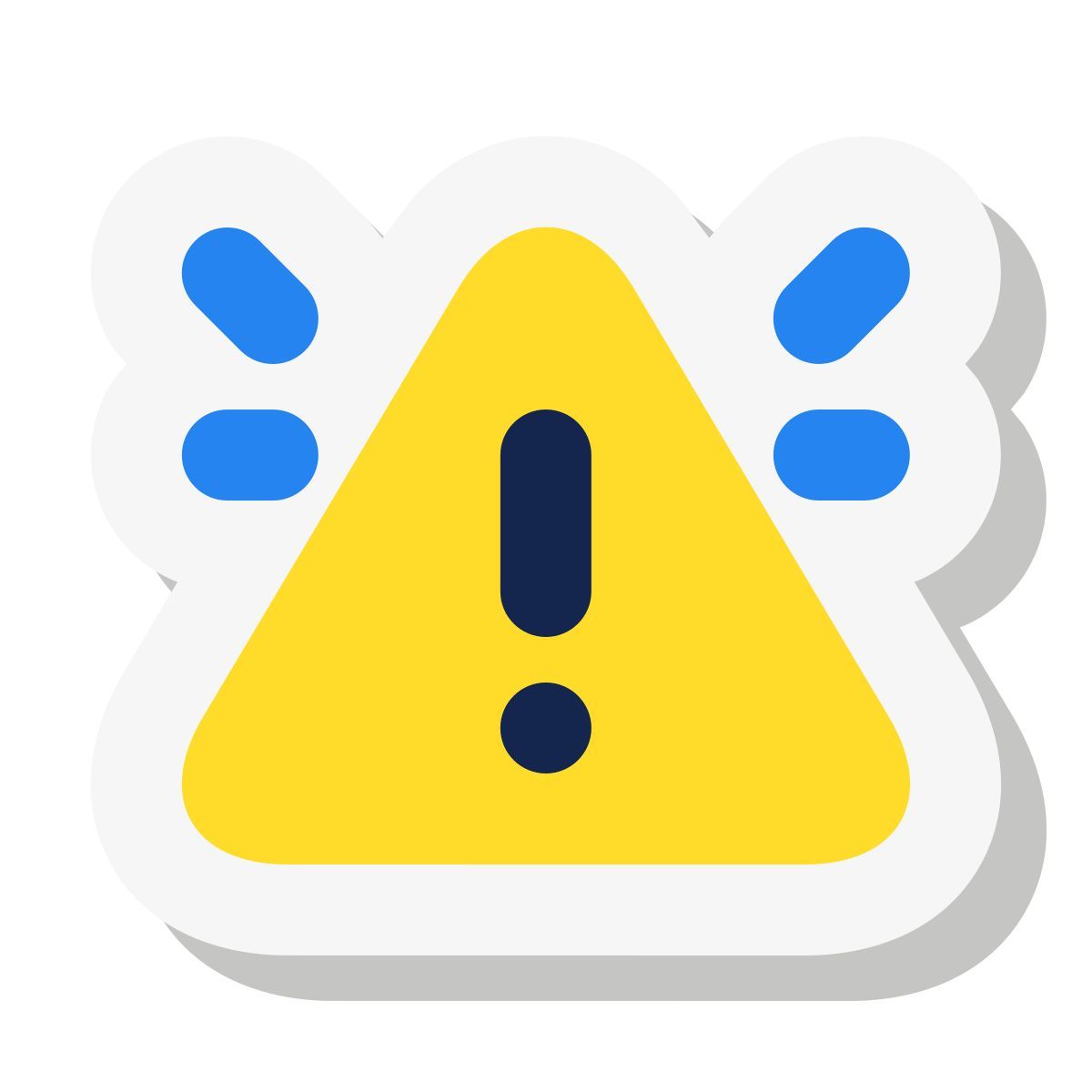 mini stickers style hohes risiko icon