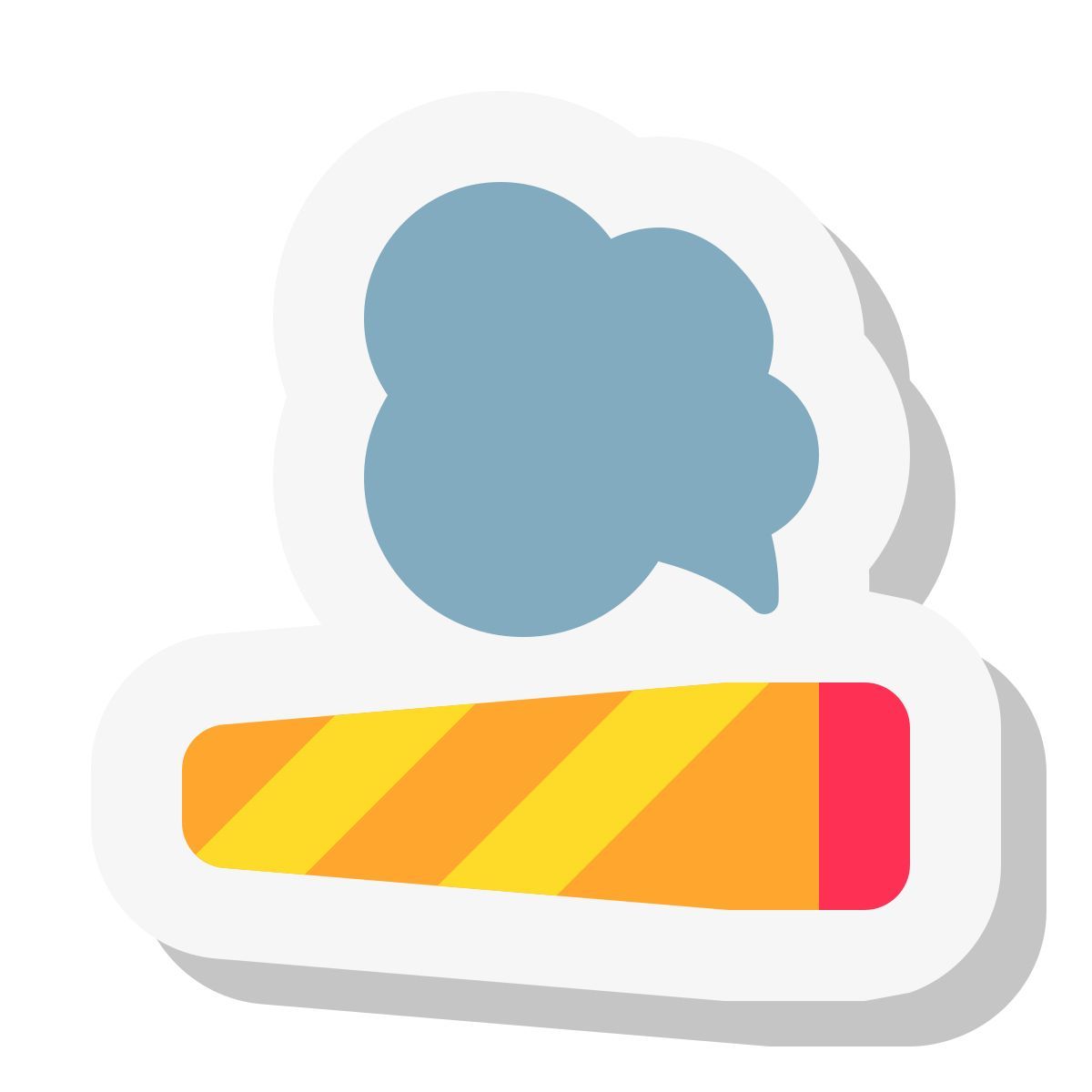 mini stickers style joint icon