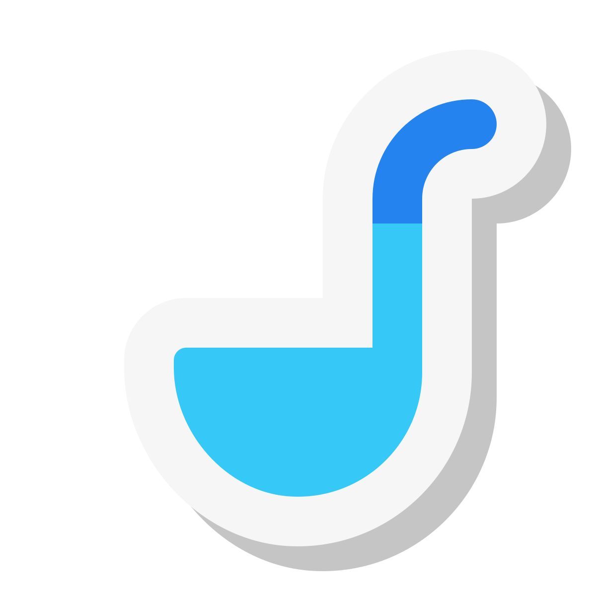 mini stickers style ladle icon