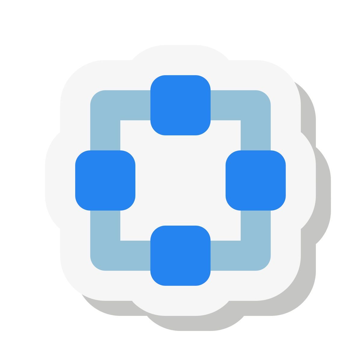 mini stickers style réseau icon