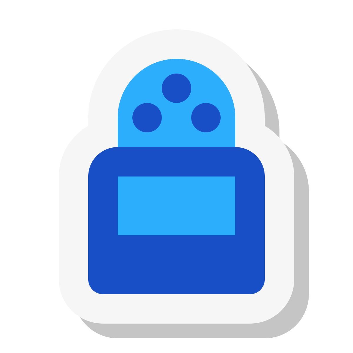 mini stickers style polvo icon