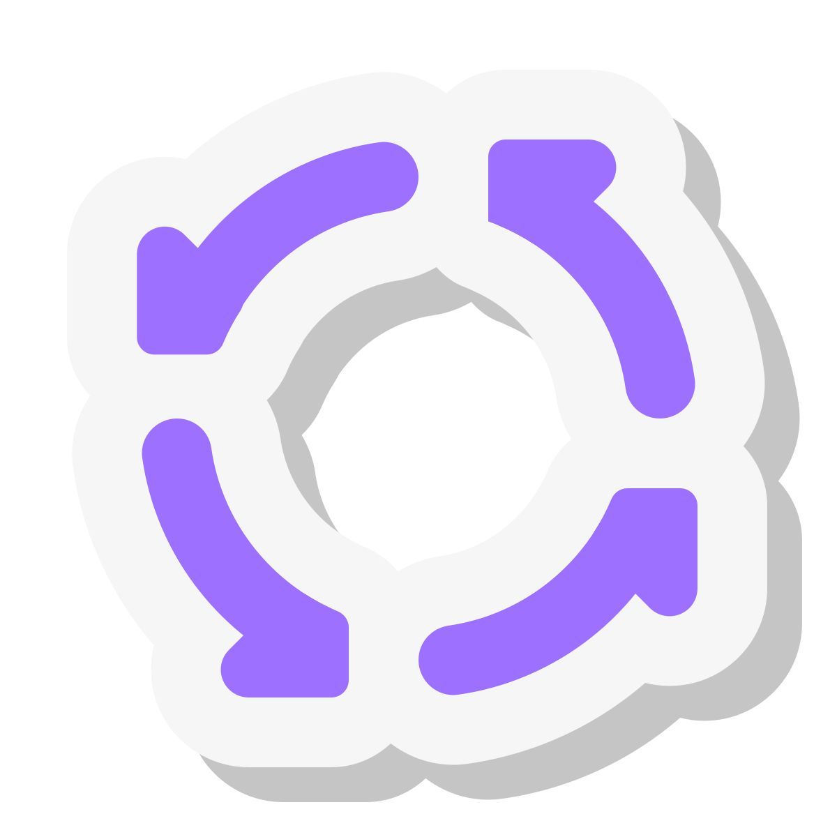 mini stickers style processus icon