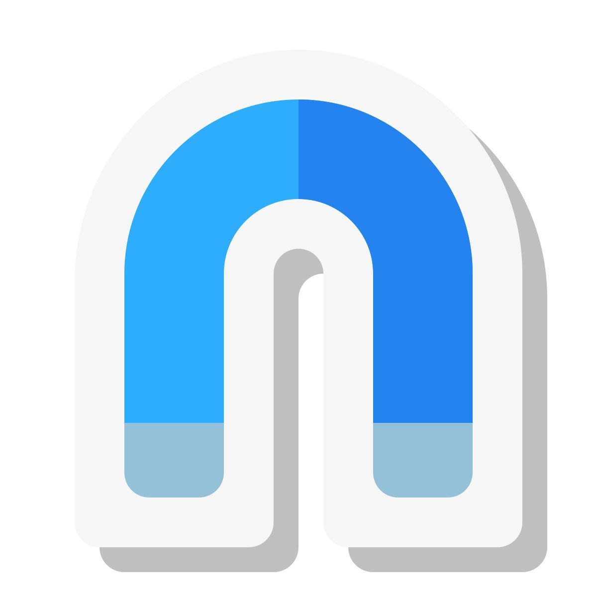 mini stickers style magnetic icon