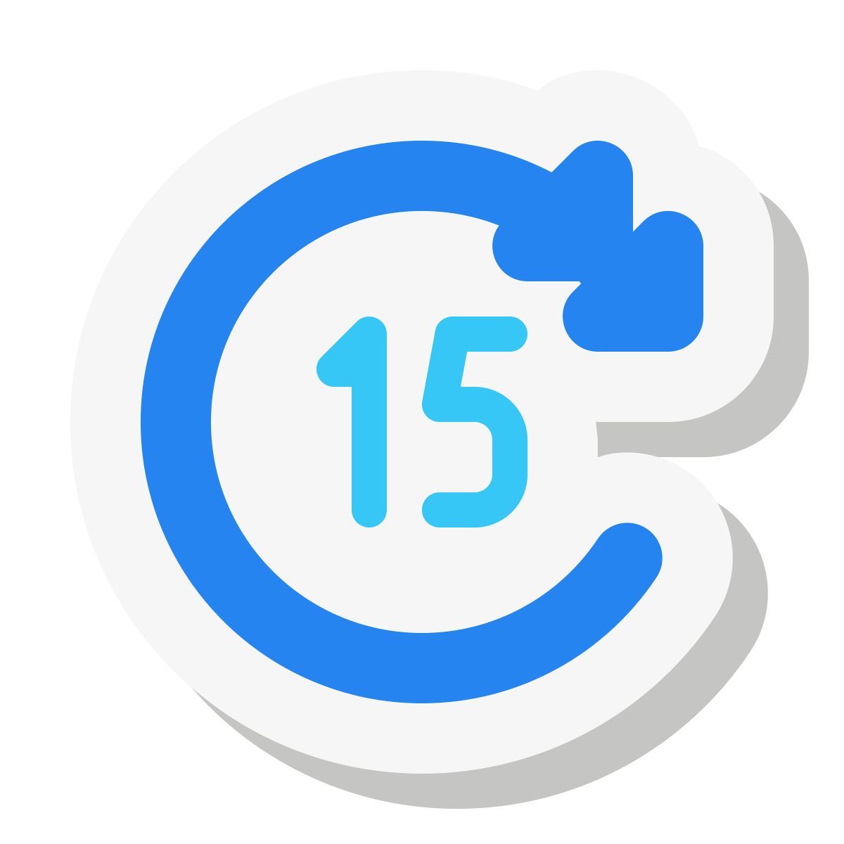 mini stickers style 跳过15秒 icon