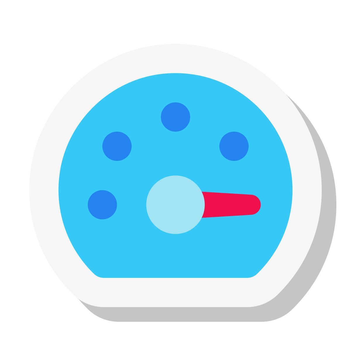 mini stickers style 车速表 icon