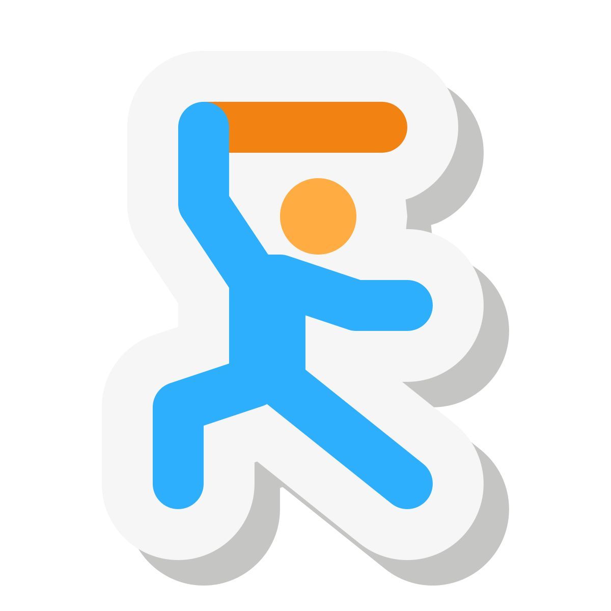 mini stickers style stockkampf icon