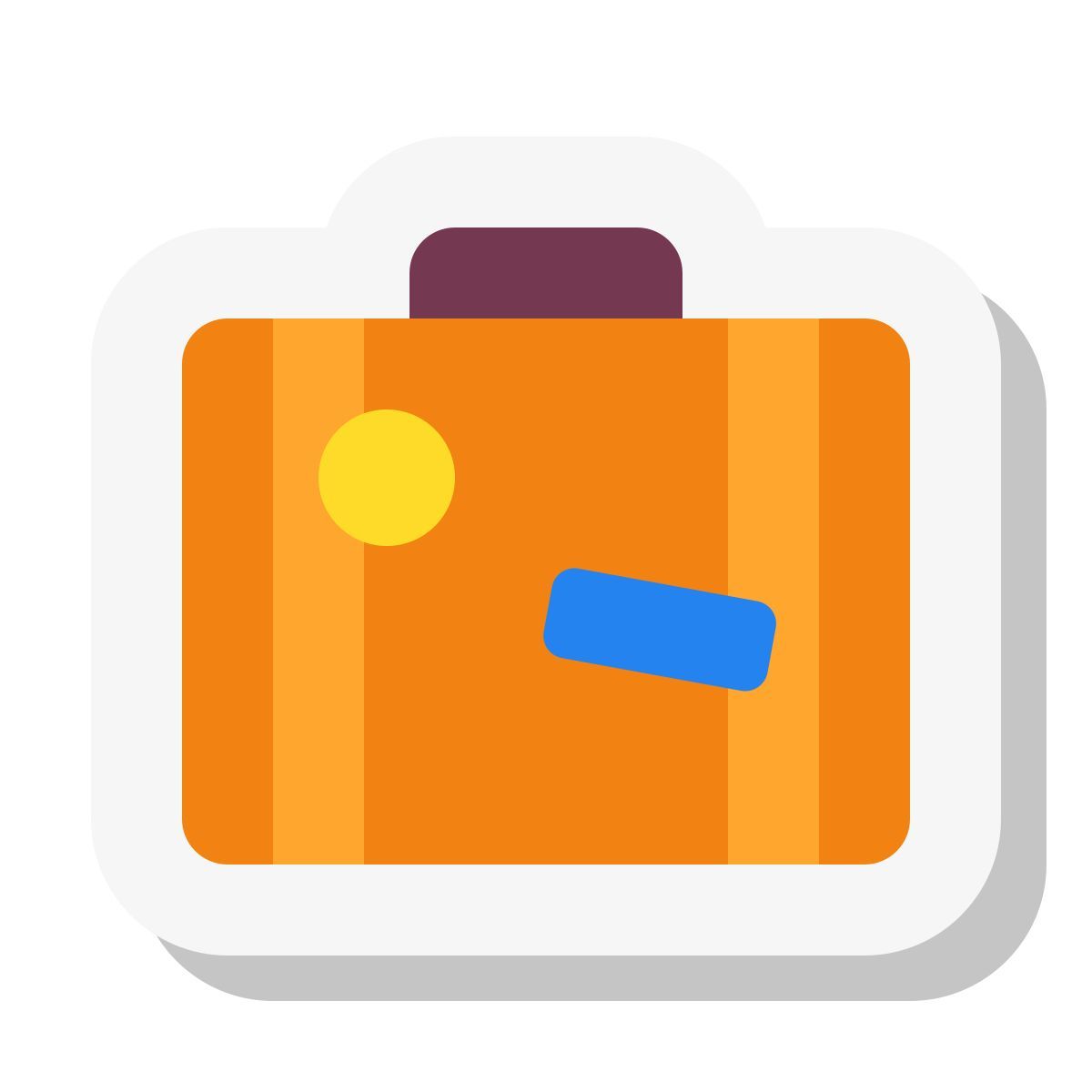 mini stickers style valise icon