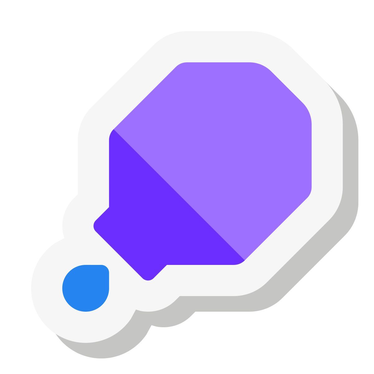 mini stickers style impfstoff tropfen icon