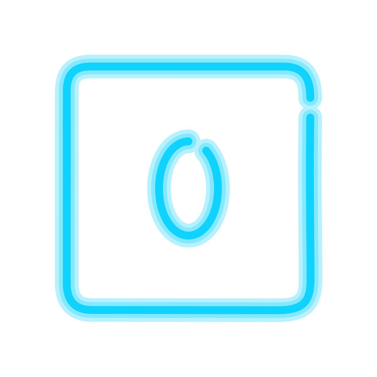 neon style 0 icon