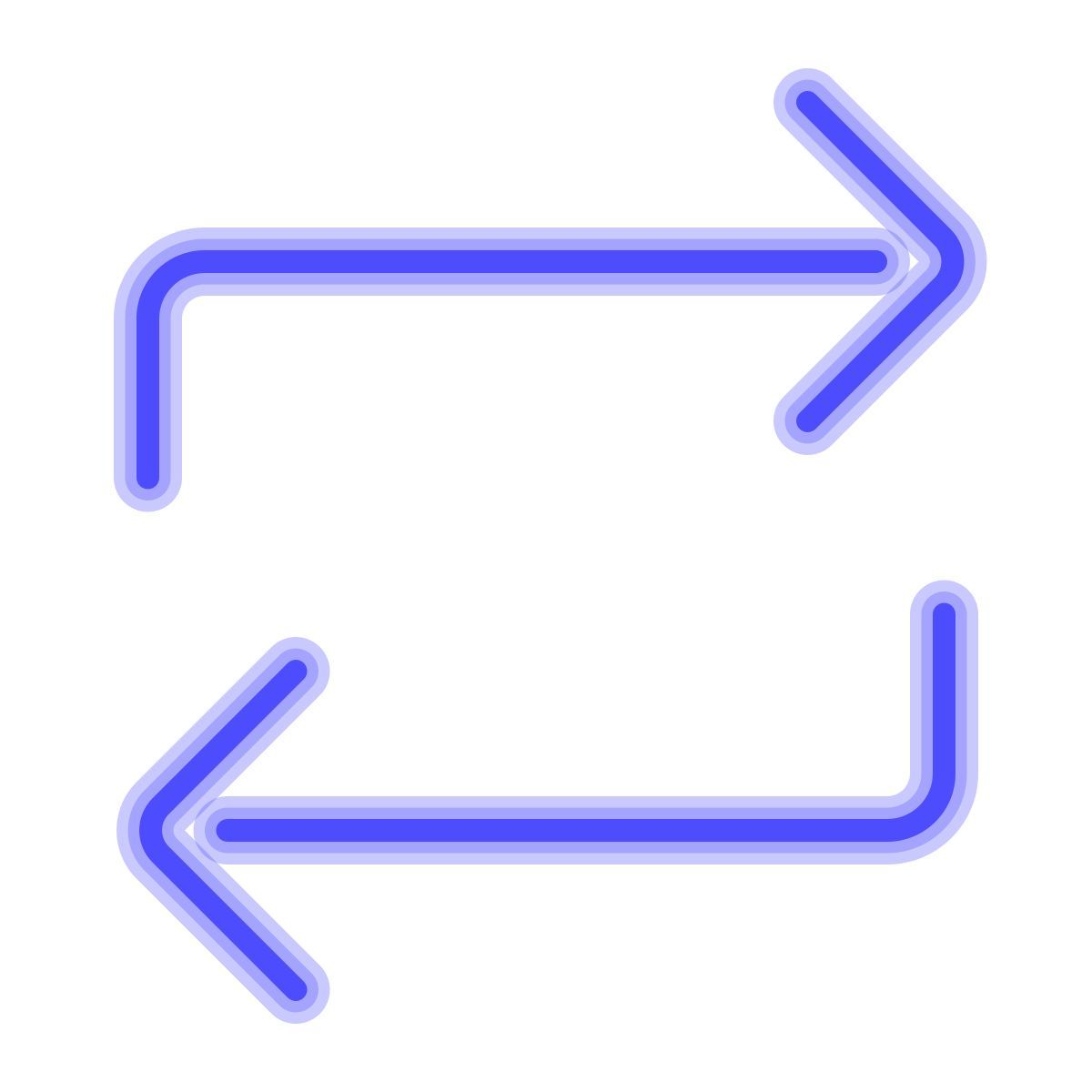 neon 风格 可用更新 图标