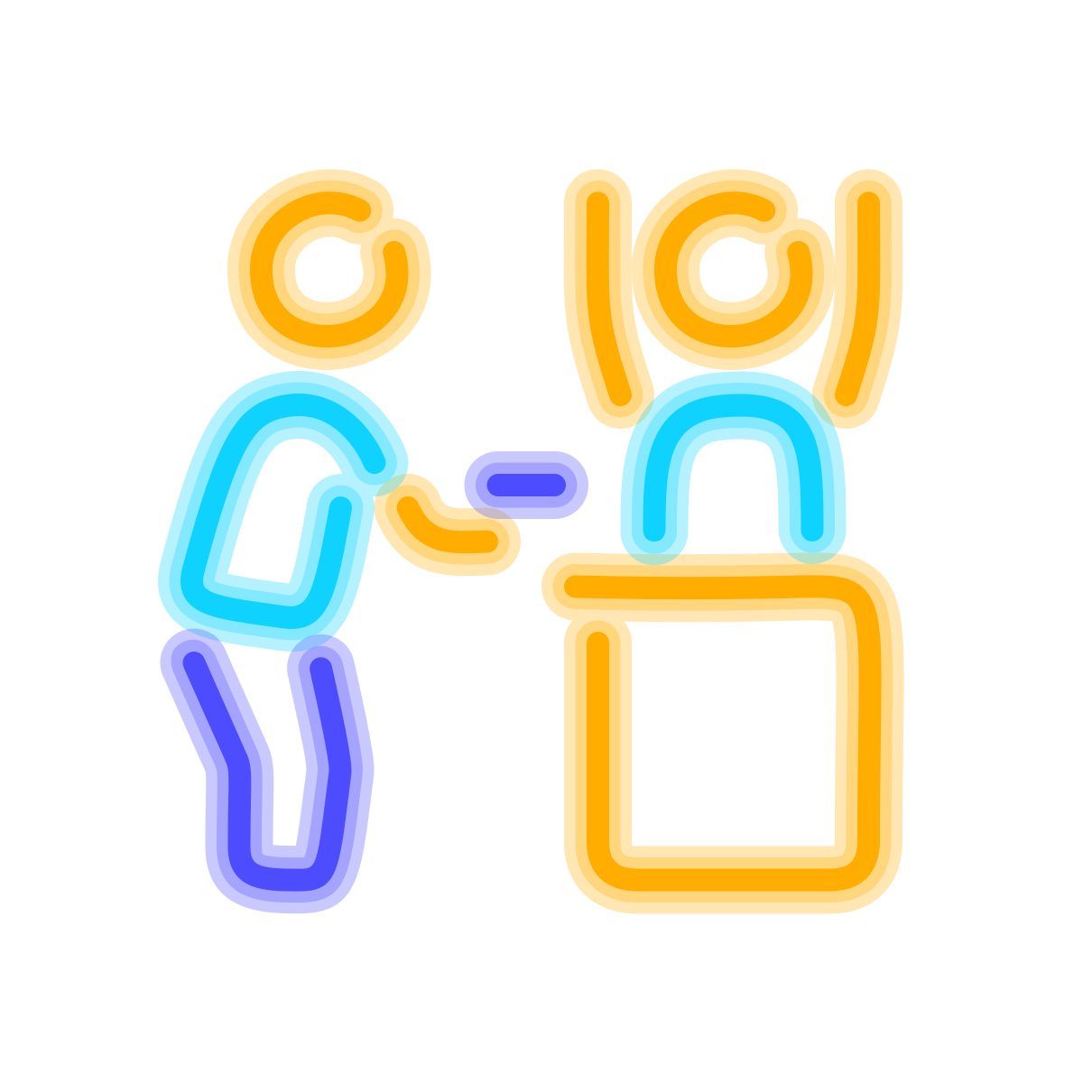 neon style 银行劫案 icon