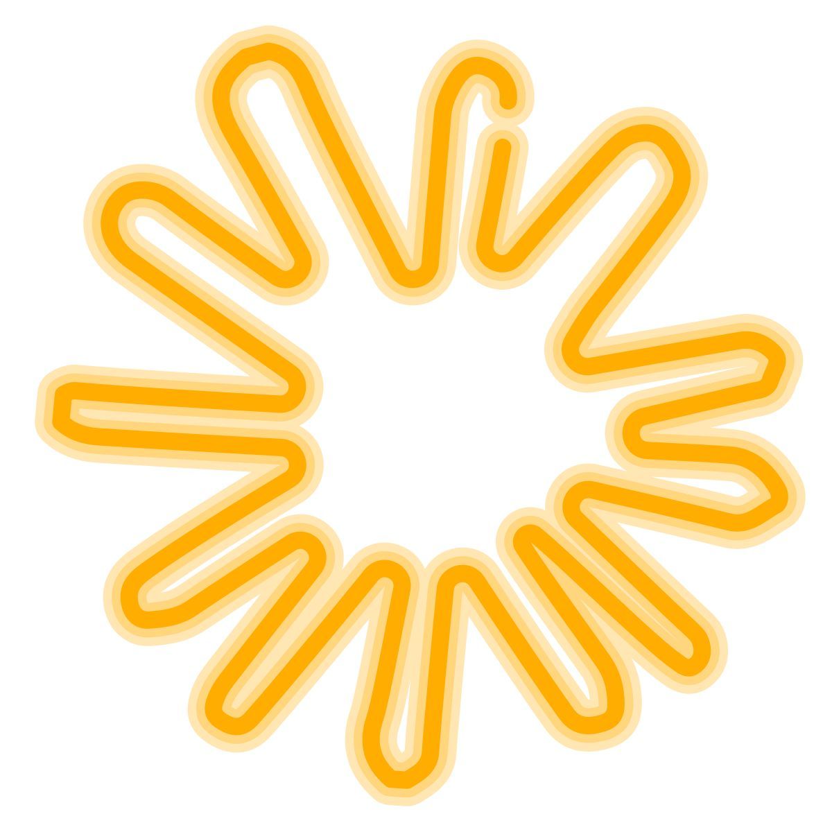 neon 스타일 클로드 아이 아이콘