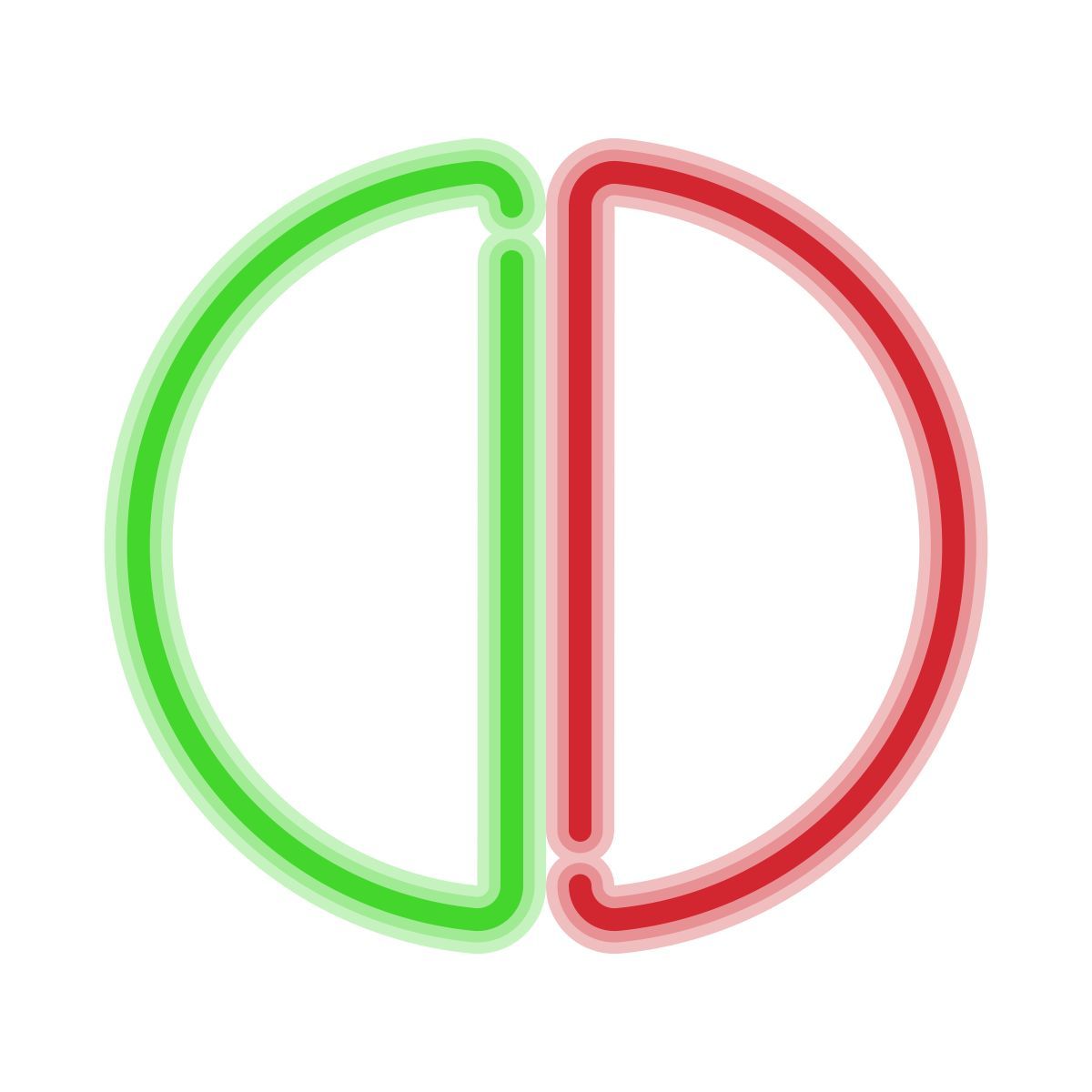 neon style contrast icon