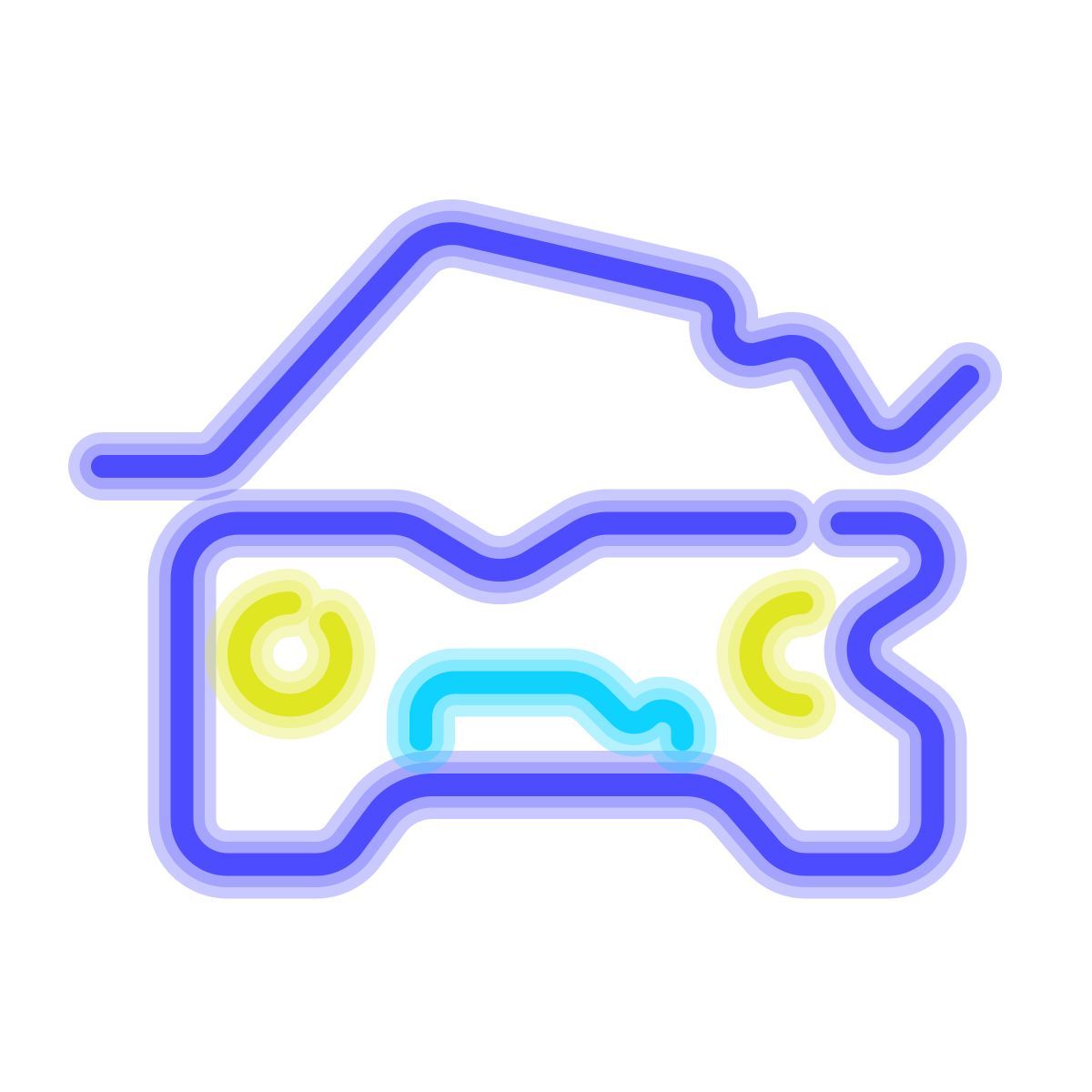 neon style roto icon