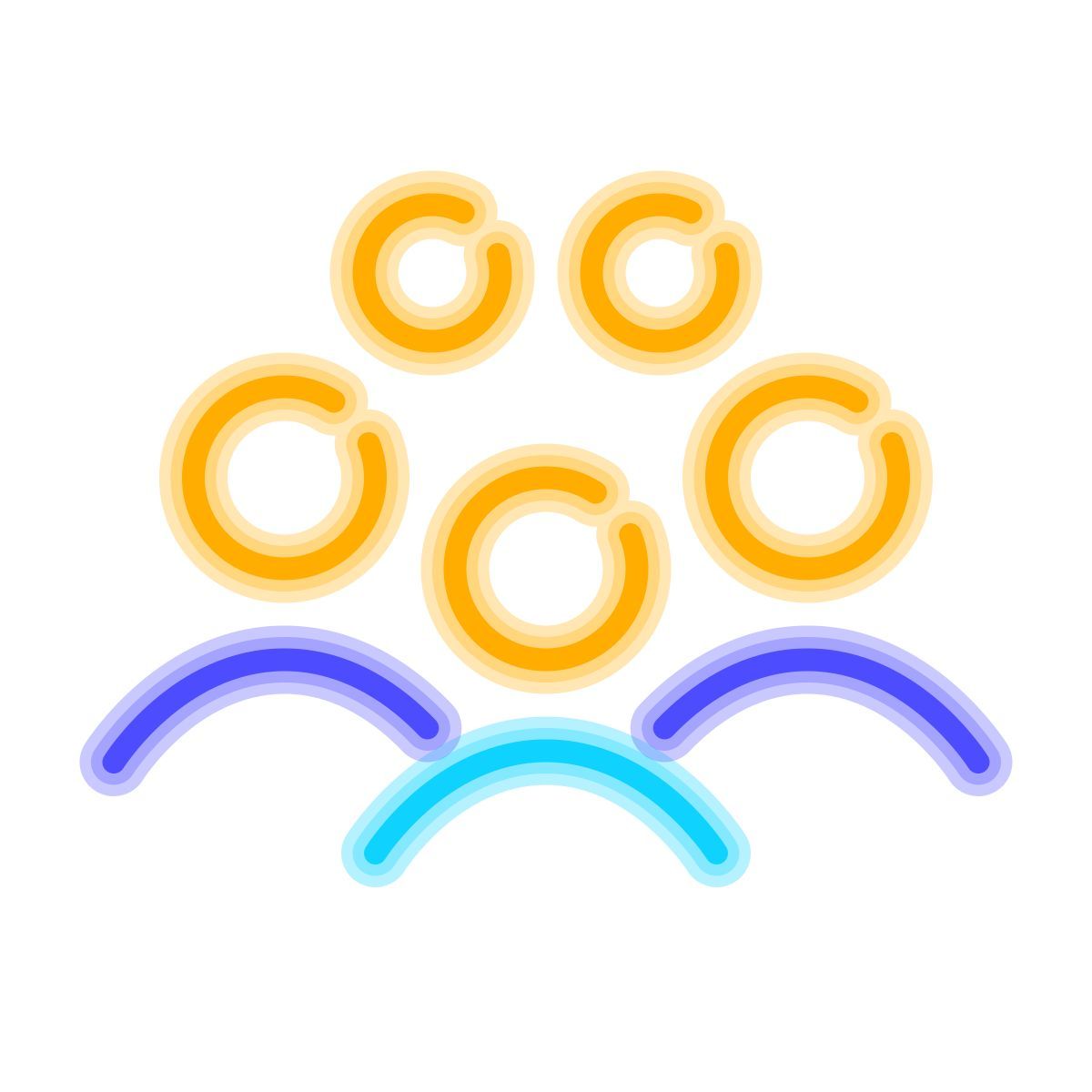 neon style folla icon