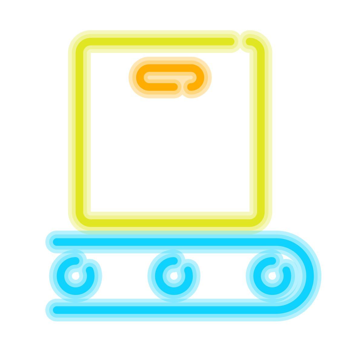 neon style distribuzione icon