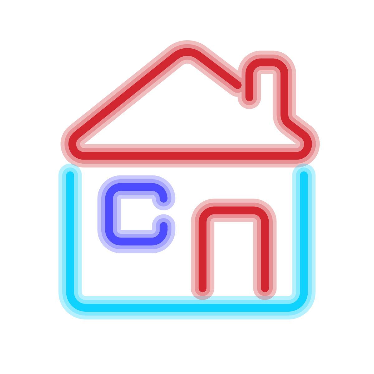 neon 风格 外面 图标