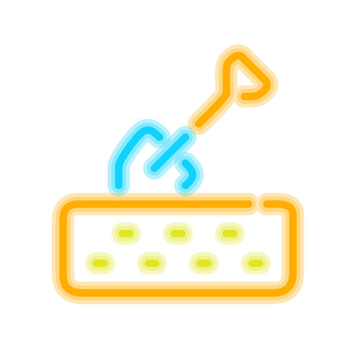 neon style 地面 icon