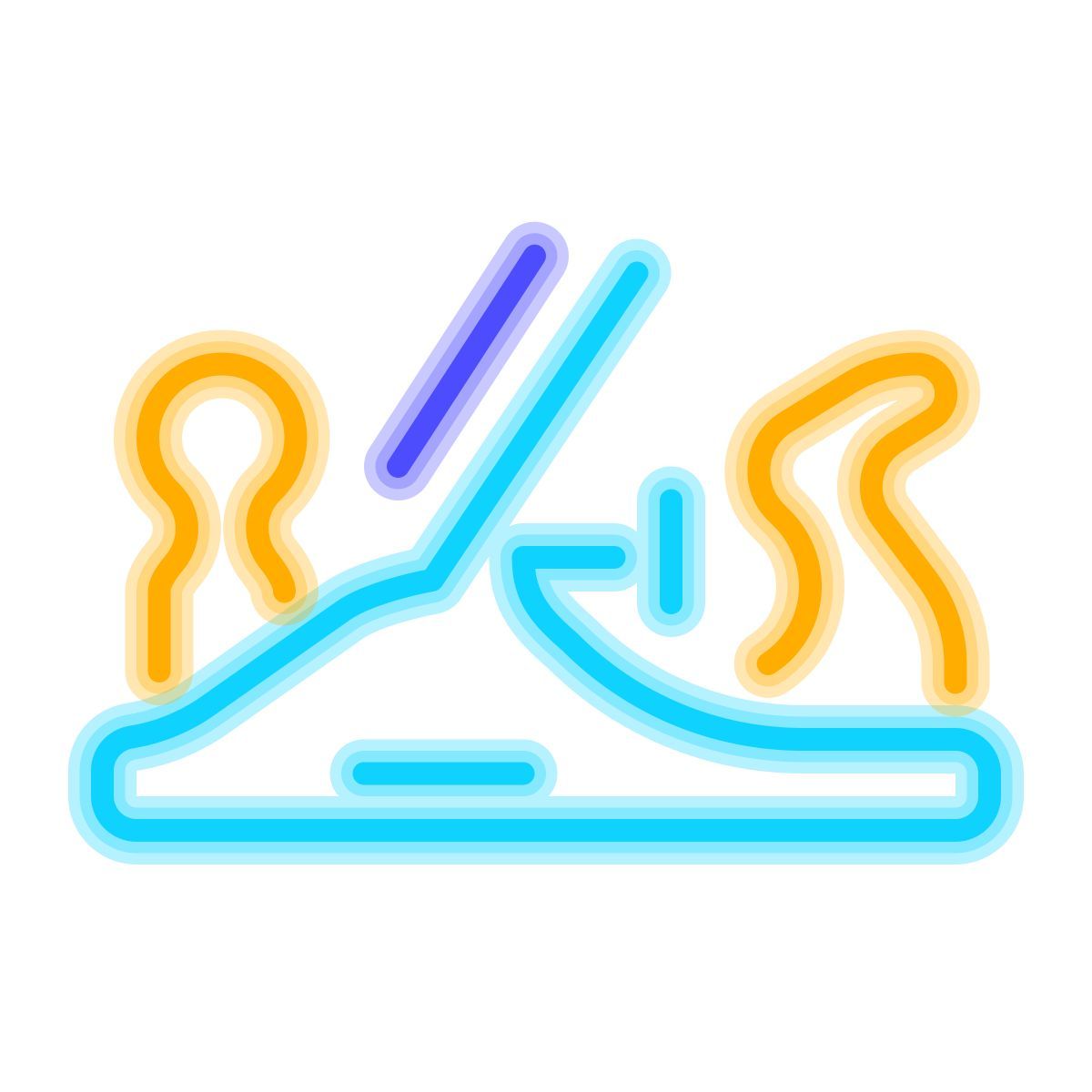 neon style rabot icon