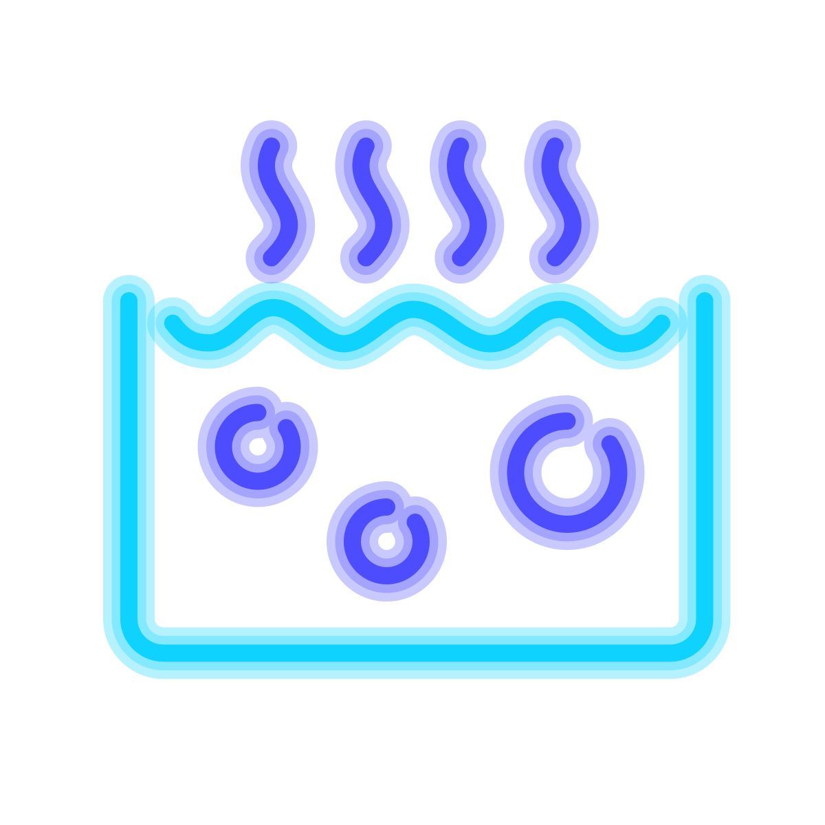 neon style sources chaudes icon