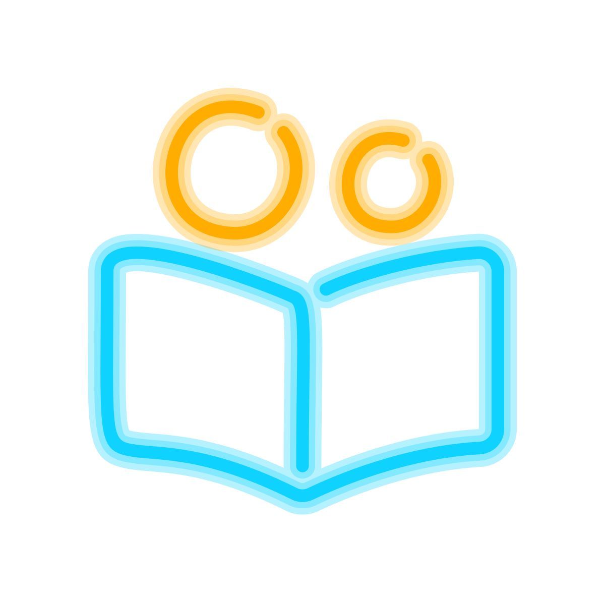 neon style 妈咪和我教室 icon