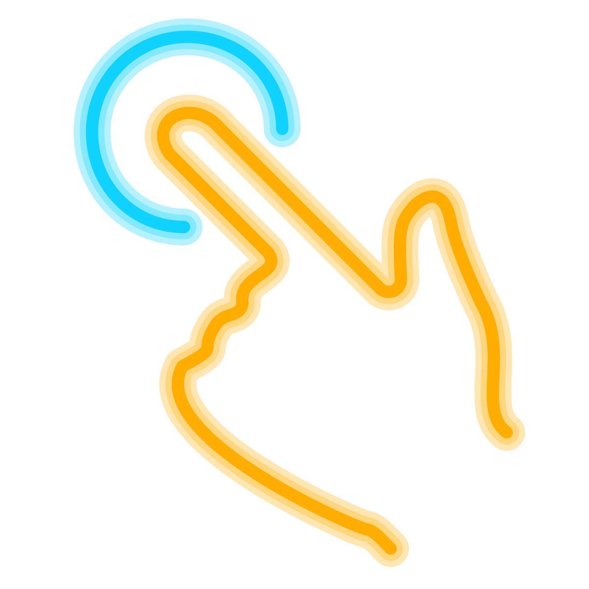 neon Stil natürliches benutzerinterface 2 Icon