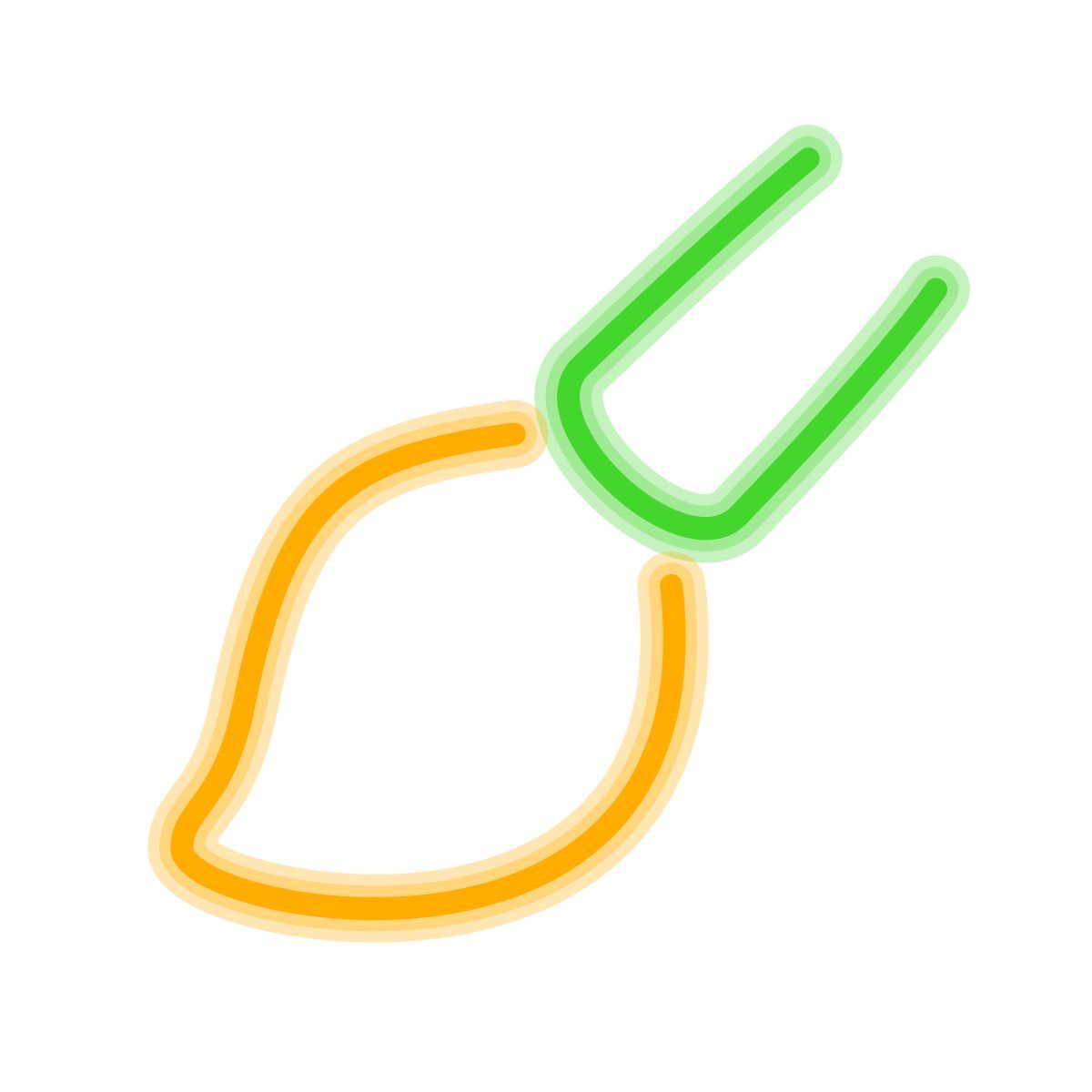 neon style paint icon