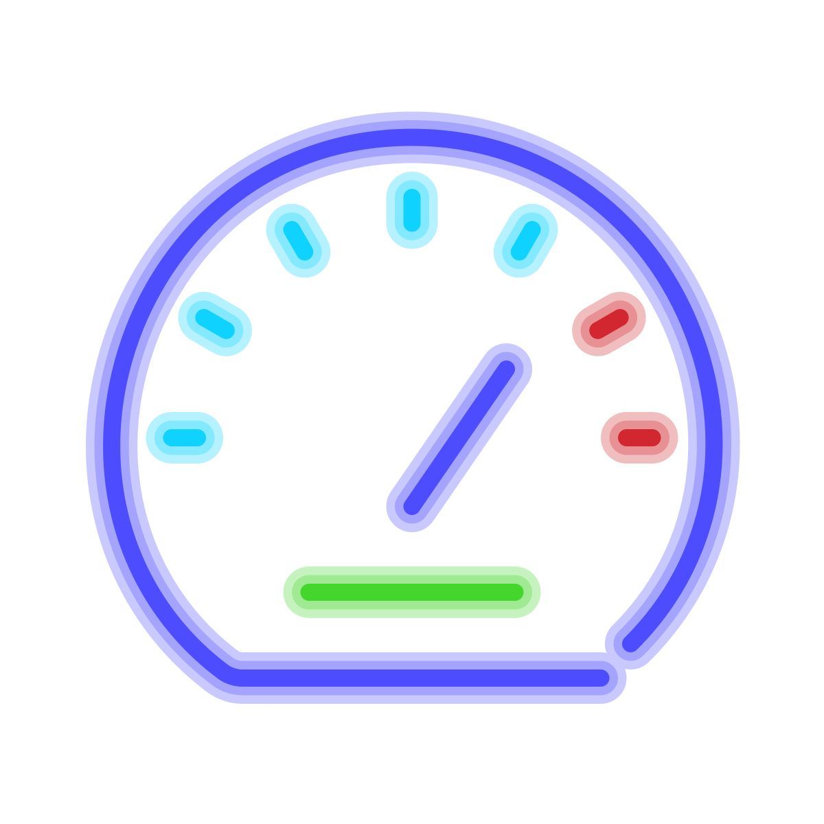 neon style tacho icon