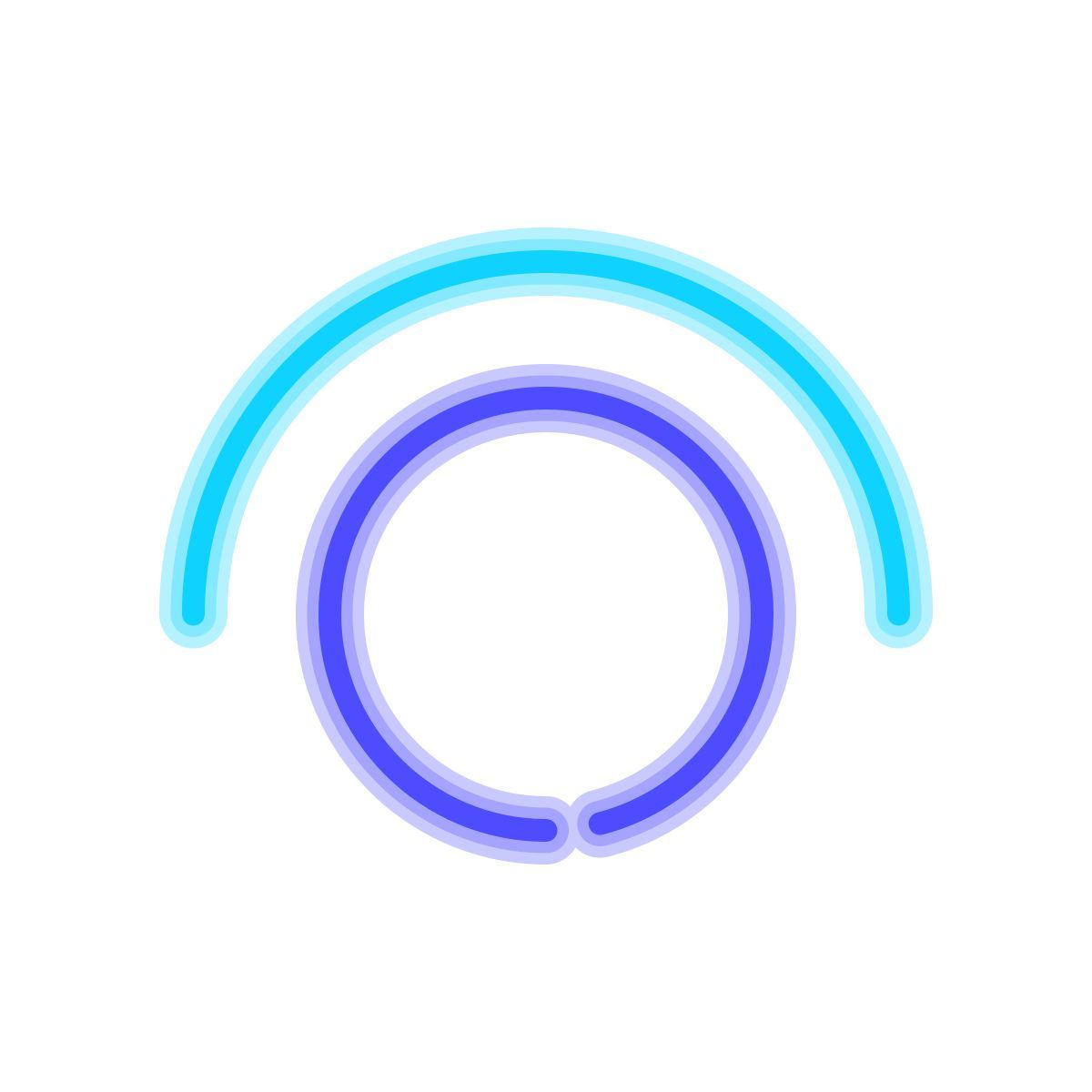 neon style toque icon