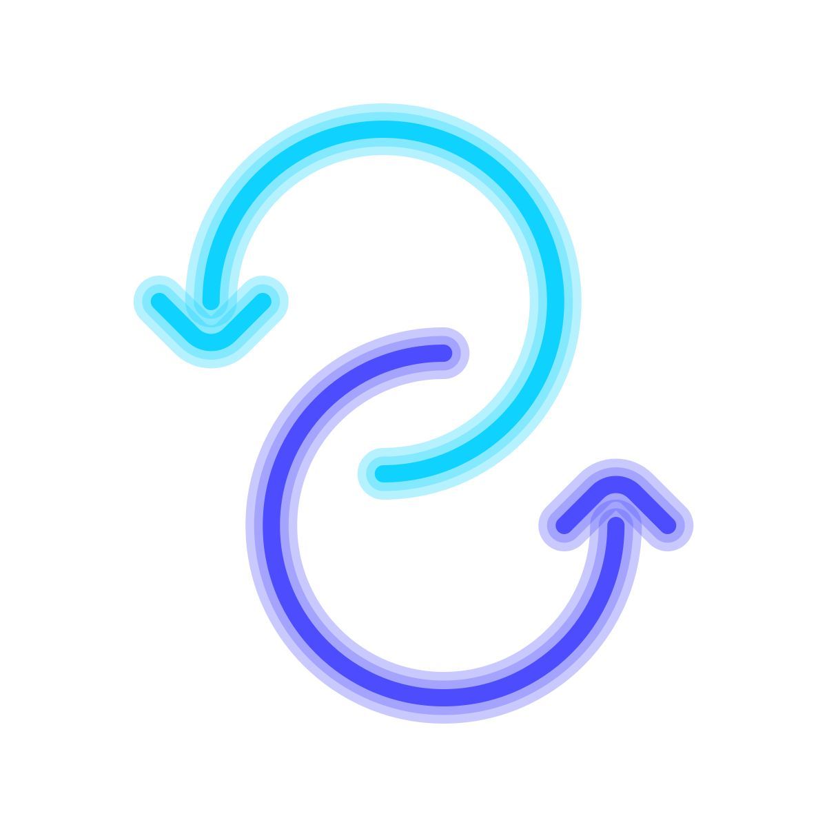 neon style 트위스트 icon