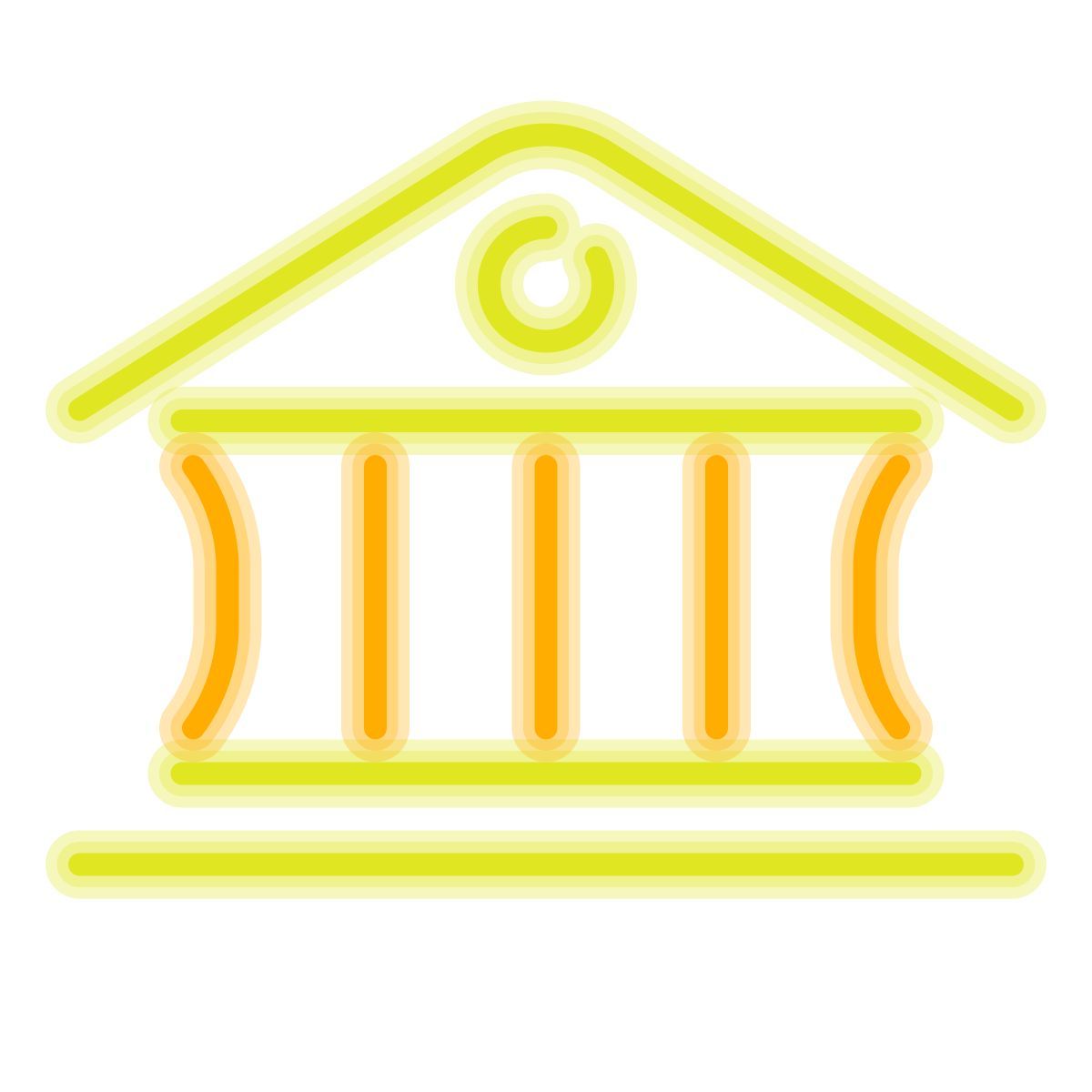 neon 风格 大学 图标