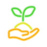 hand planting icon