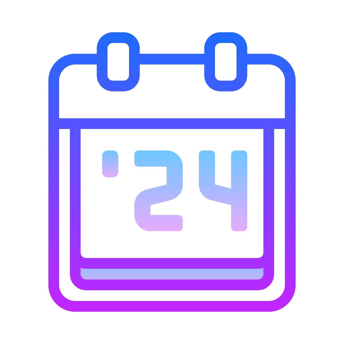 gradient style 2024 icon