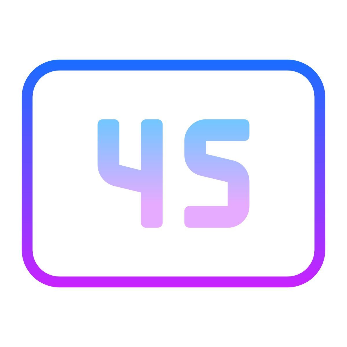 gradient style 45 icon