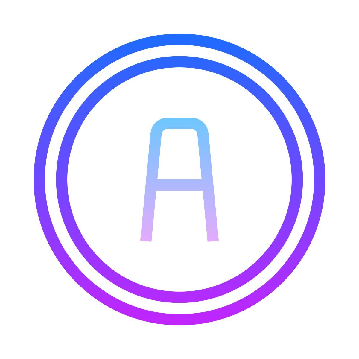 gradient style additional icon
