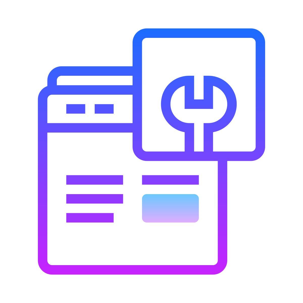 gradient style 管理工具 icon