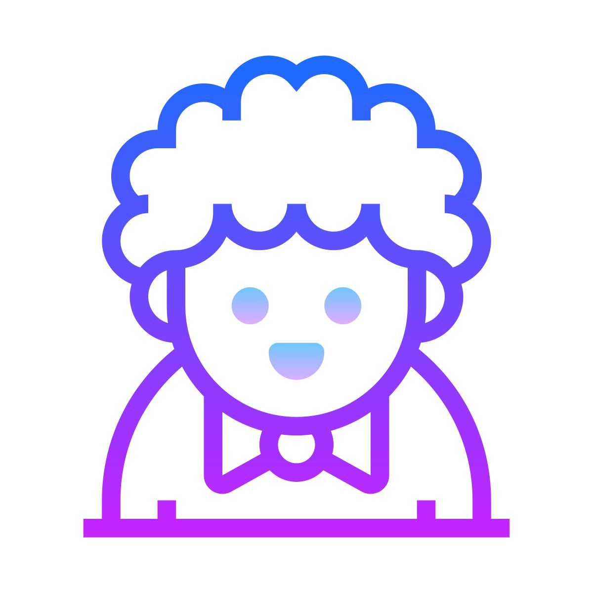 gradient style administrateur homme icon