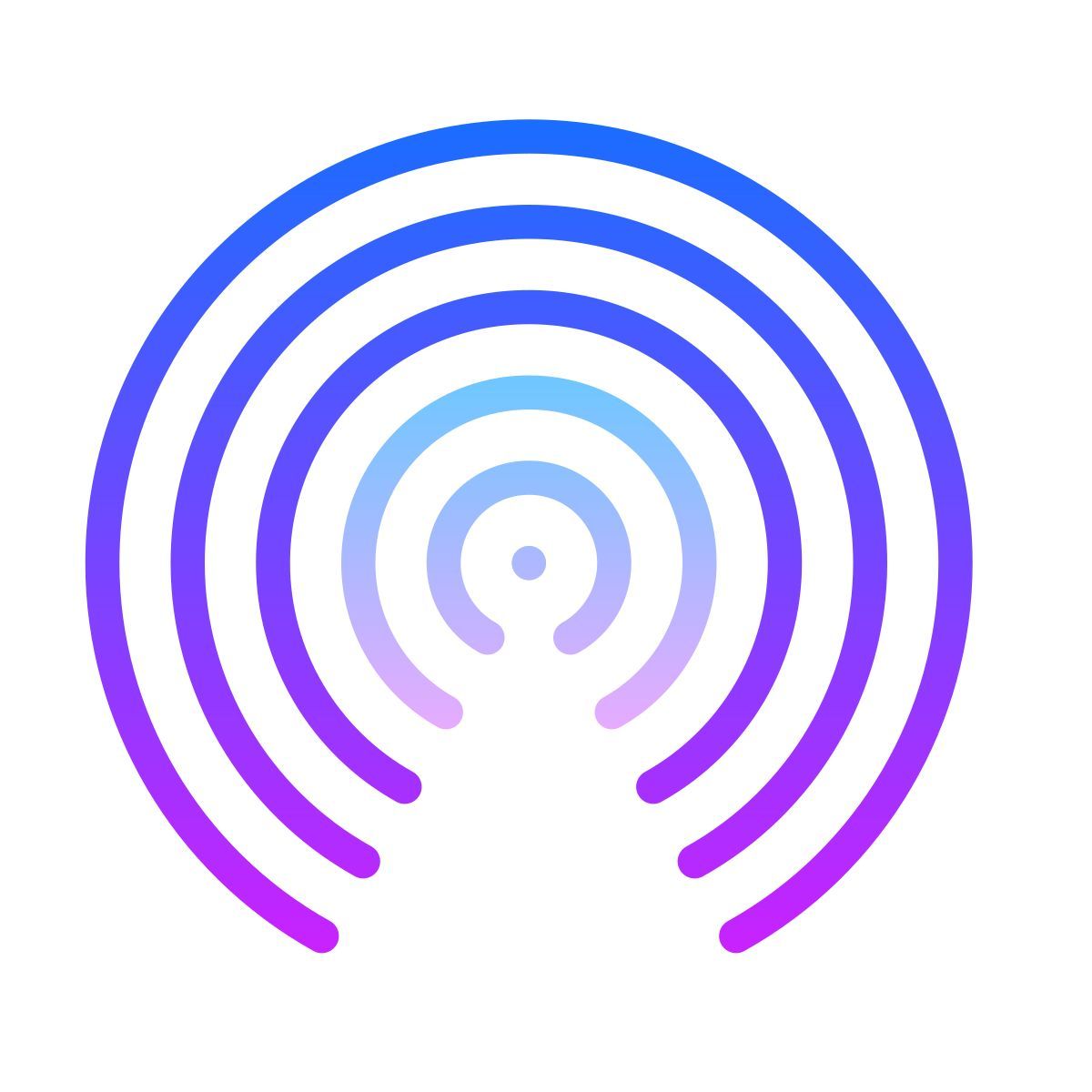 gradient style 空投 icon