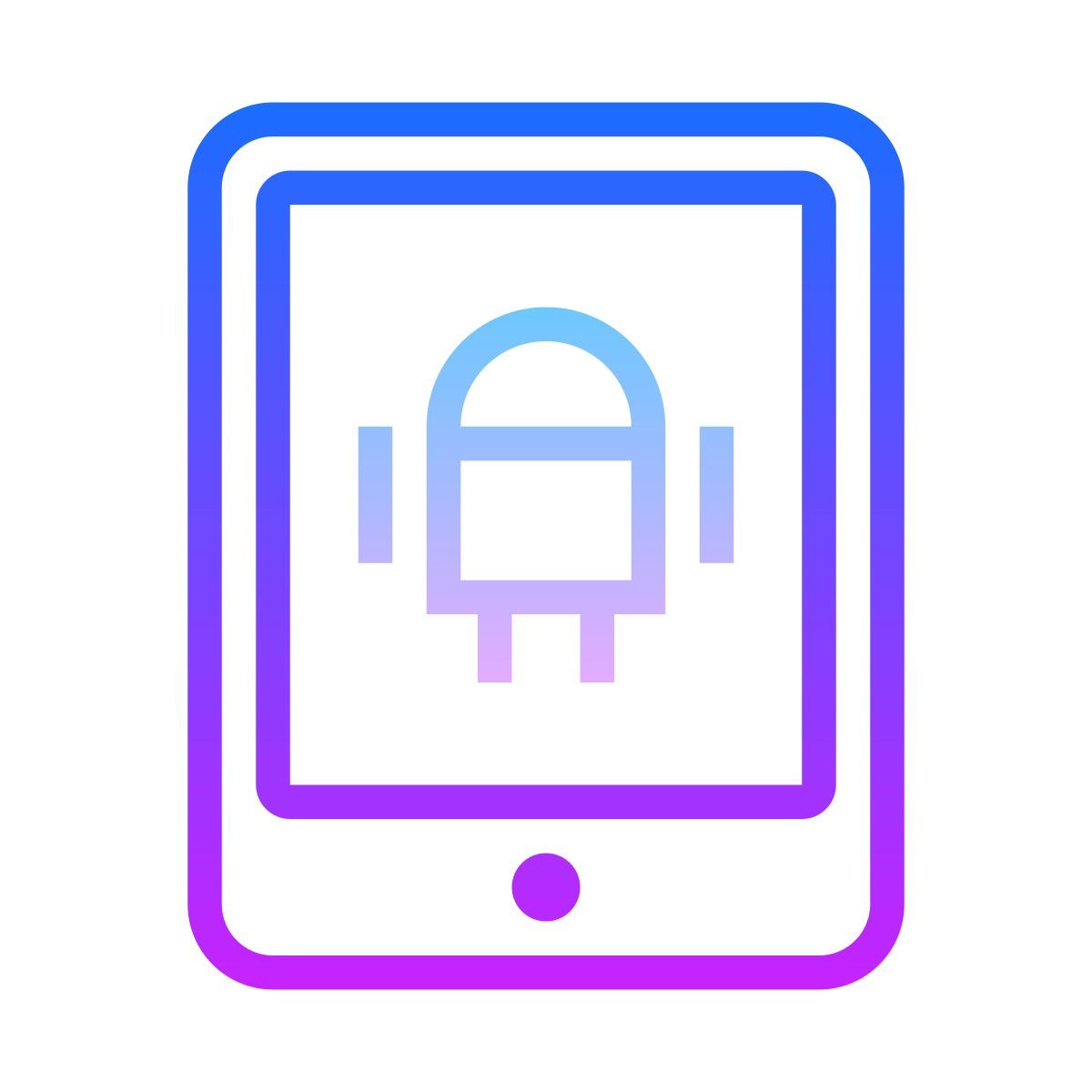 gradient style android平板电脑 icon