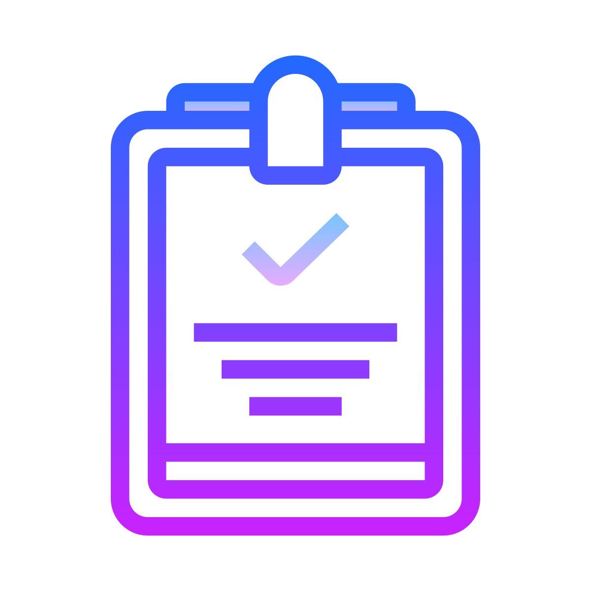 gradient style audit icon