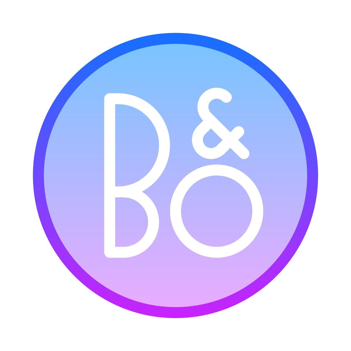 gradient style bang and olufsen icon