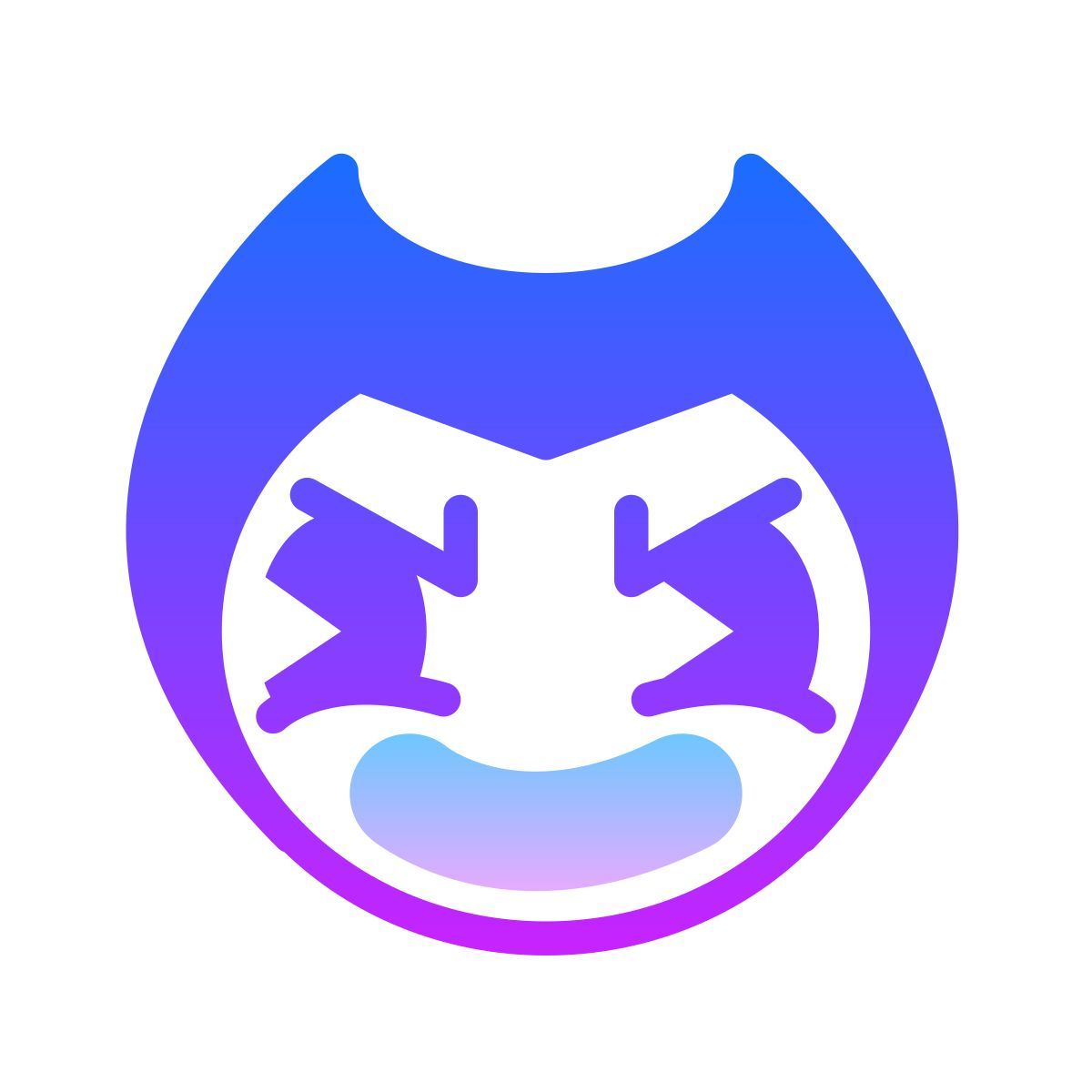 gradient style bendy icon
